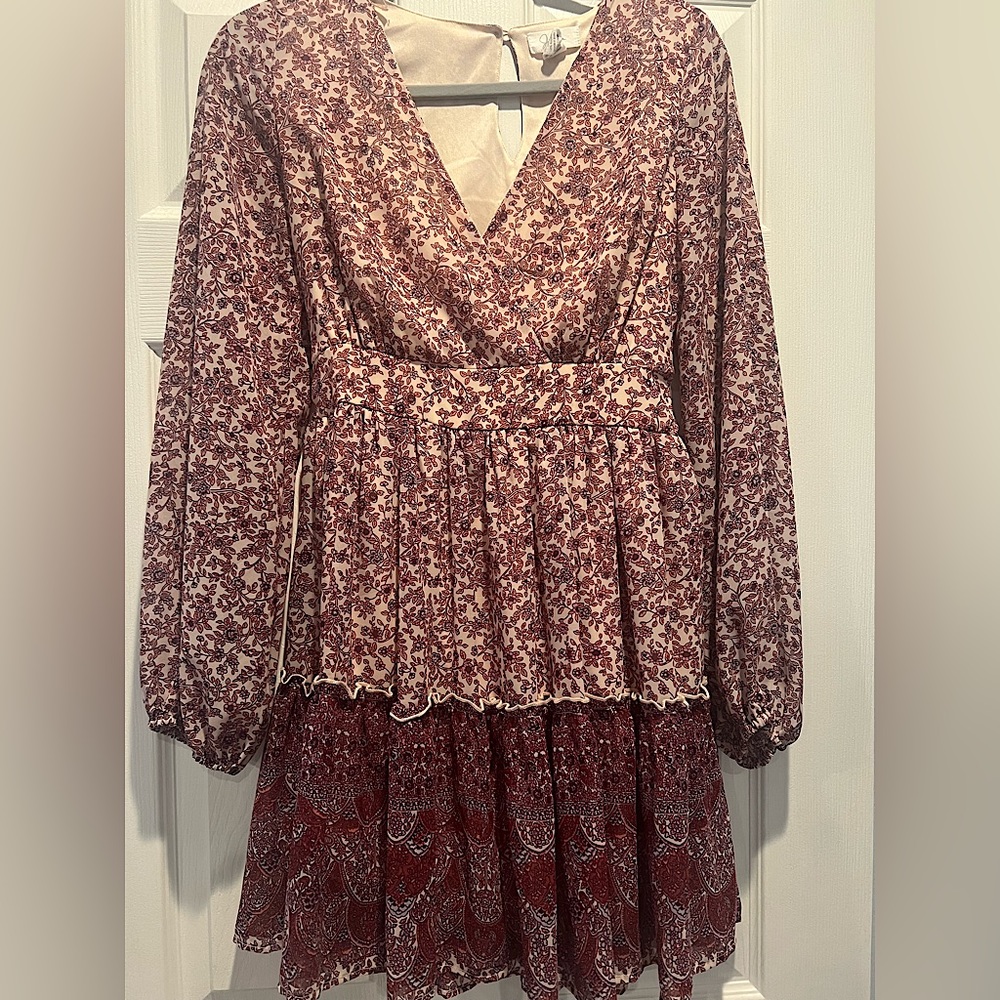 Boho mini dress!